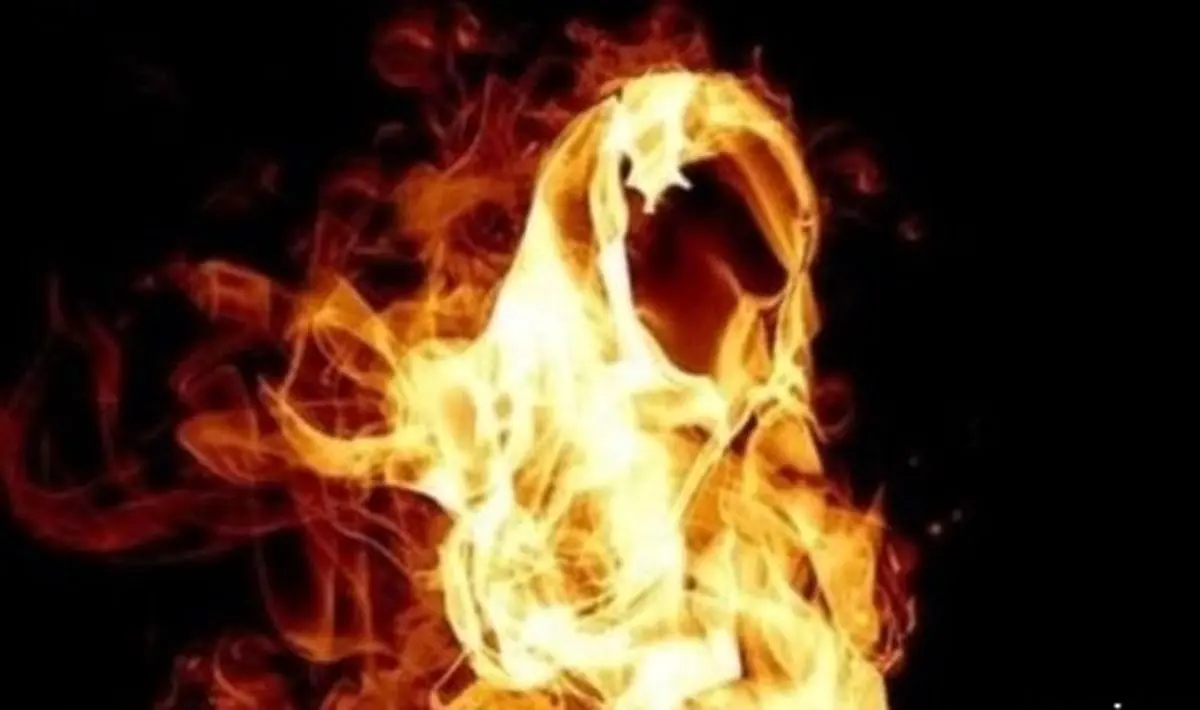 مرد‌ معتاد،‌ همسرش ‌را‌ به ‌آتش‌ کشید