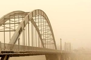 غبار صبحگاهی در شهرهای صنعتی خوزستان