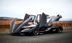 سریعترین خودروی جهان رونمایی شد/ عکس