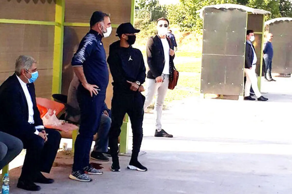 قایدی به تمرین استقلال برگشت/عکس