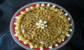 طرز تهیه حلوای شیر عسلی