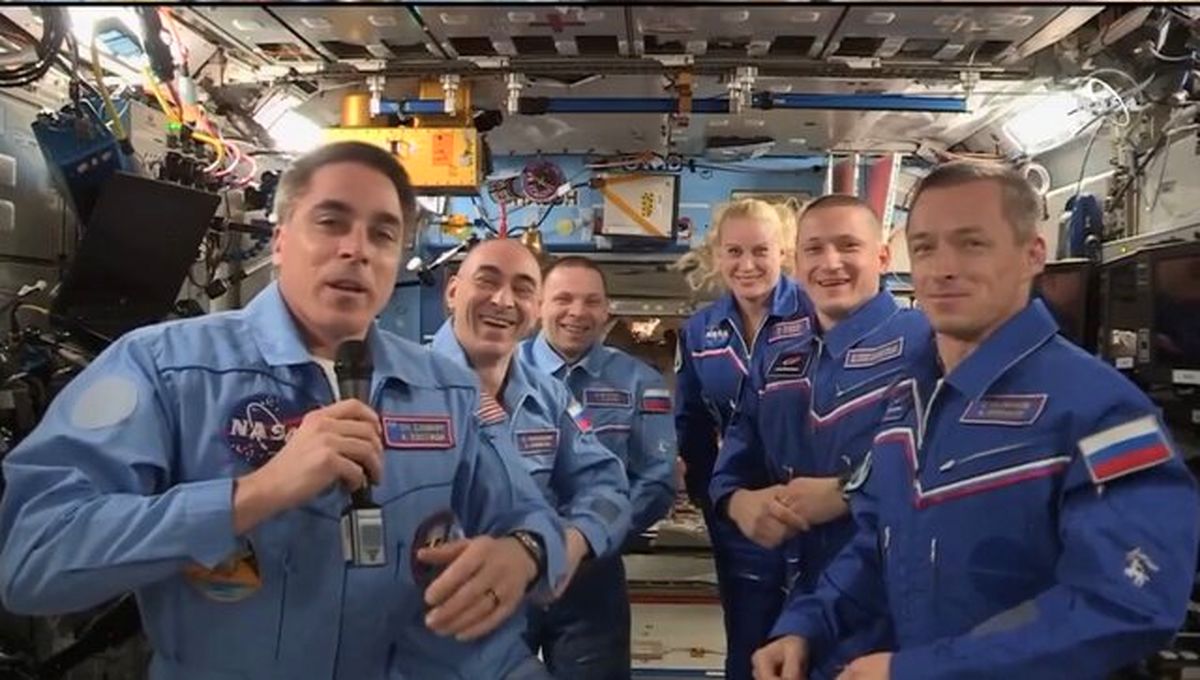 مراسم اختتامیه مأموریت "اکسپدیشن۶۳" در ایستگاه فضایی بین‌المللی