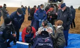 تیمی از فضانوردان روس و آمریکایی از ایستگاه فضایی بین‌المللی به زمین بازگشتند 