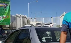 فیلم حال و هوای هواداران تیم ملی مقابل ورزشگاه آزادی