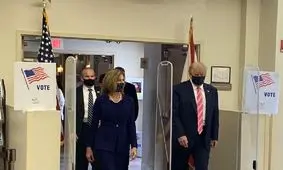 ترامپ رای خود را به صندوق انداخت