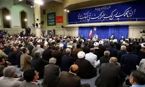 دیدار مسئولان و کارگزاران نظام و جمعی از مدیران ارشد دستگاه‌های مختلف کشور با رهبر انقلاب