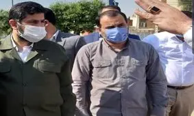 بازدید استاندار خوزستان و شهردار اهواز از پروژه های طرح ضربتی آبهای سطحی