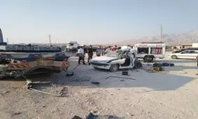 تصادف پژو با تریلر ۲ کشته بر جا گذاشت