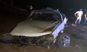 واژگونی خودرو در ایذه یک کشته و یک مصدوم برجا گذاشت