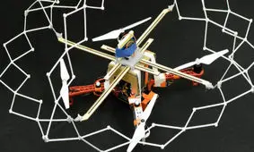 تقلید یک پهپاد از بادکنک ماهی برای پرواز ایمنر