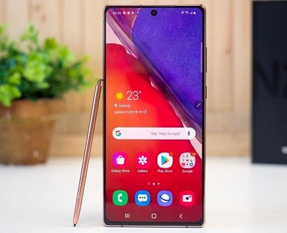 گوشی گلکسی نوت ۲۰ سامسونگ به روزرسانی شد