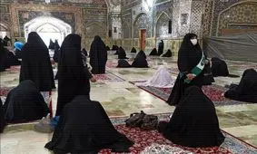 بازگشایی رواق امام خمینی حرم امام رضا بعد از حدود ۷ ماه در زمان اوج کرونا/ ویدئو