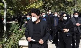 تصاویر‌ی از مراسم خاکسپاری مرحوم استاد شجریان