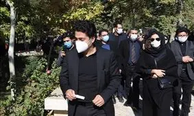 تصاویر‌ی از مراسم خاکسپاری مرحوم استاد شجریان