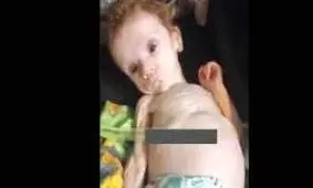 زندانی کردن پسربچه 6 ماه داخل کمد خانه/ ویدئو