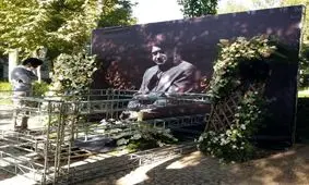 ویدیویی از مزار استاد شجریان یک روز بعد از خاکسپاری