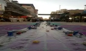 سفره افطاری در نجف اشرف