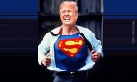 تصویر دیده‌نشده ترامپ در حال خروج از بیمارستان!