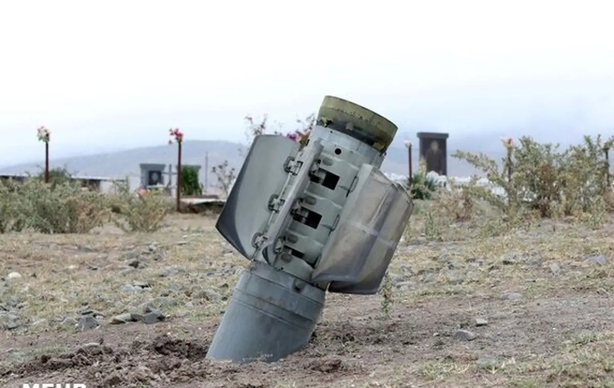 اصابت موشک مناقشه قره باغ به ۱۲۰ کیلومتری تبریز در شهرستان هریس