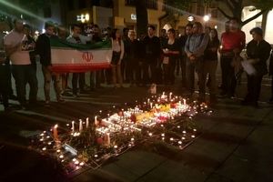 مراسم یادبود شهدای تهران در اشتوتگارت آلمان
