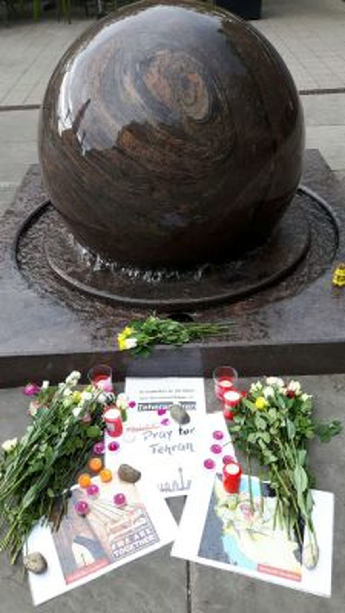 یادبود شهدای تهران در شهر ارلانگن آلمان