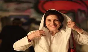 رونمایی از گریم فاطمه معتمد آریا در فیلم «روزی روزگاری آبادان»