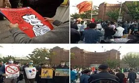 تجمع مقابل سفارت فرانسه در تهران