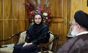 دیدار «نرگس کلباسی» با سرپرست حجاج ایرانی + عکس