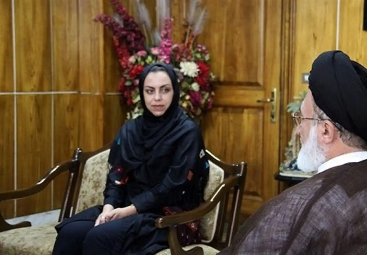 دیدار «نرگس کلباسی» با سرپرست حجاج ایرانی + عکس
