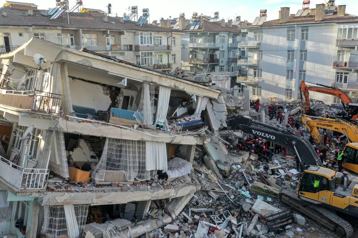 تصاویر هوایی ویرانه‌های زلزله مهیب ترکیه