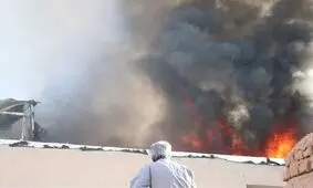 آتش‌سوزی گسترده در منطقه "پاداد" اهواز مهار شد/ این حادثه هیچگونه تلفات جانی نداشت