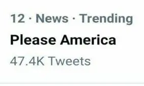 «آمریکا، لطفا»؛ درخواست کاربران توئیتر از مردم آمریکا