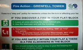 توصیه ای عجیب در برج آتش گرفته لندن / درصورت بروز آتش در آپارتمان بمانید!