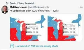 نقشه‌ای که باعث گمانه‌زنی درباره "تقلب" شد