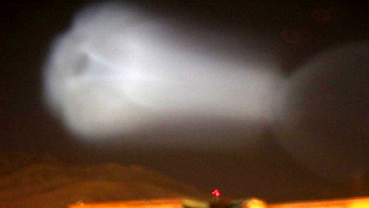 ویدئویی از انفجار شیء نورانی در مرز سمنان و خراسان شمالی