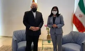 ظریف با معاون رئیس‌جمهور ونزوئلا دیدار کرد