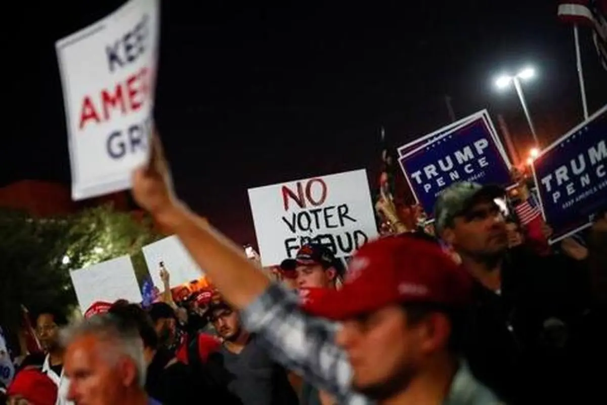 درگیری و خشونت انتخاباتی در خیابان‌های آمریکا/ ویدئو