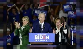 تجمع هواداران بایدن در محل پیش‌بینی شده برای «سخنرانی پیروزی»/ ویدئو