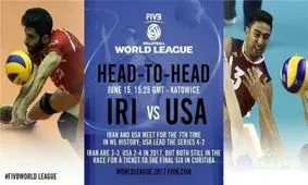 هفته سوم لیگ جهانی/ ایران به مصاف آمریکا می‌رود