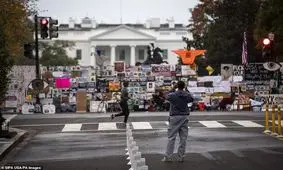 حصار دفاعی مقابل کاخ سفید این روزها کاربرد تازه‌ای دارد!/ عکس