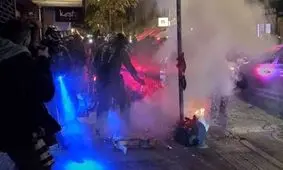 هم‌اکنون; درگیری بین طرفداران بایدن و طرفداران ترامپ در میشیگان!/ ویدئو