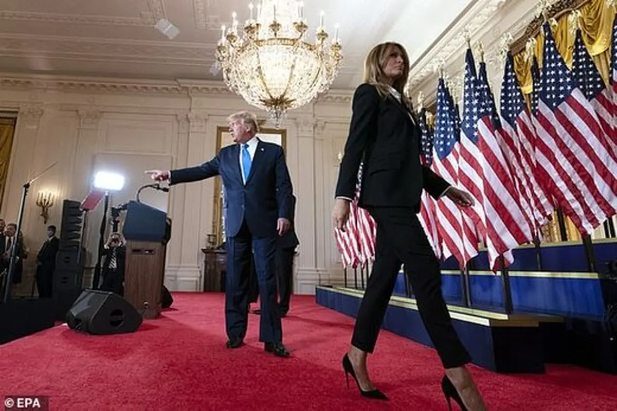 ملانیا برای طلاق گرفتن از ترامپ لحظه‌شماری می‌کند