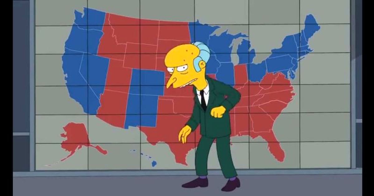 پیشگویی دقیق و باورنکردنی کارتون سیمپسون‌ها از انتخابات ۲۰۲۰ ایالات متحده/ ویدئو