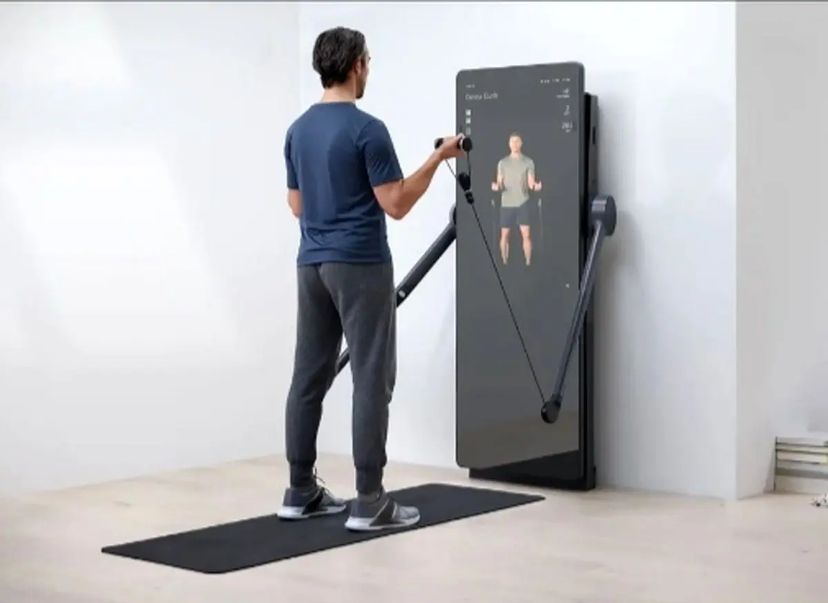 آینه هوشمند ویژه تناسب اندام/ تصاویر