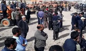تجمع کشاورزان شرق اصفهانی به دلیل عدم تحقق وعده‌های مسئولان