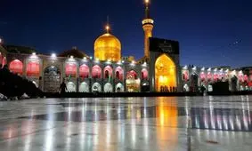 تصاویر دیدنی از بارش نخستین برف پاییزی در حرم ‎مطهر امام رضا علیه ‎السلام