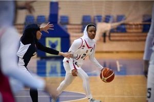 اولین زن آمریکایی در لیگ بسکتبال ایران