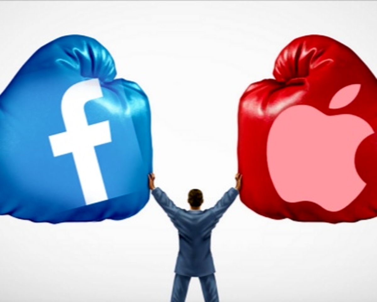 اپل و فیس بوک برای یکدیگر شاخ و شانه کشیدند