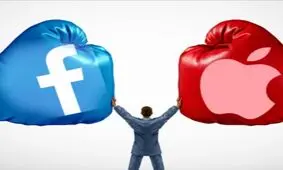 اپل و فیس بوک برای یکدیگر شاخ و شانه کشیدند