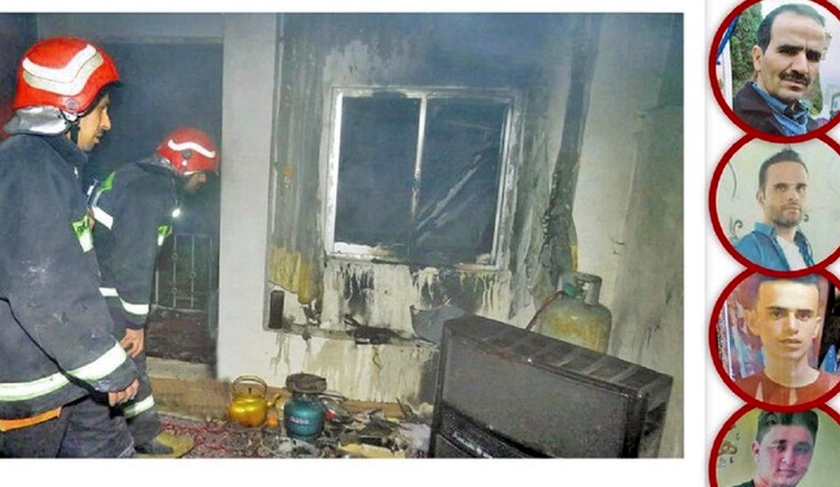 مرگ ۴ عضو یک خانواده در انفجار گاز پیک نیک در ساوه